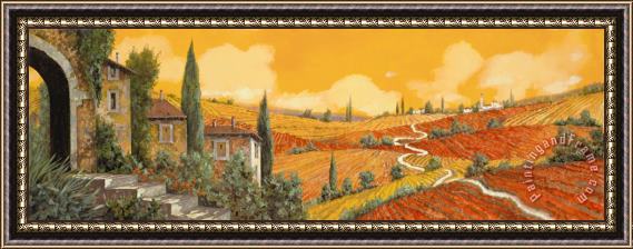 Collection 7 terra di Siena Framed Print