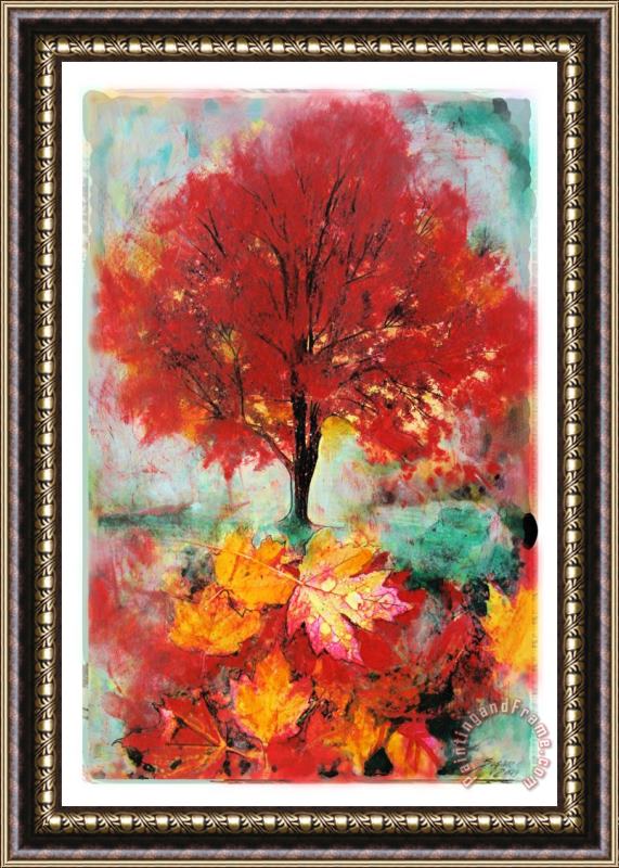 Collection 8 Autumn glow Framed Print