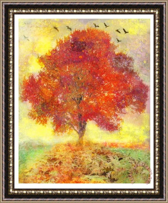 Collection 8 Autumn tree Framed Painting