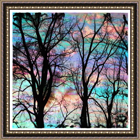Collection 8 Cotton candy sunrise Framed Print