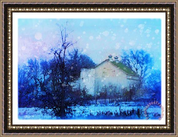 Collection 8 Winter blues Framed Painting