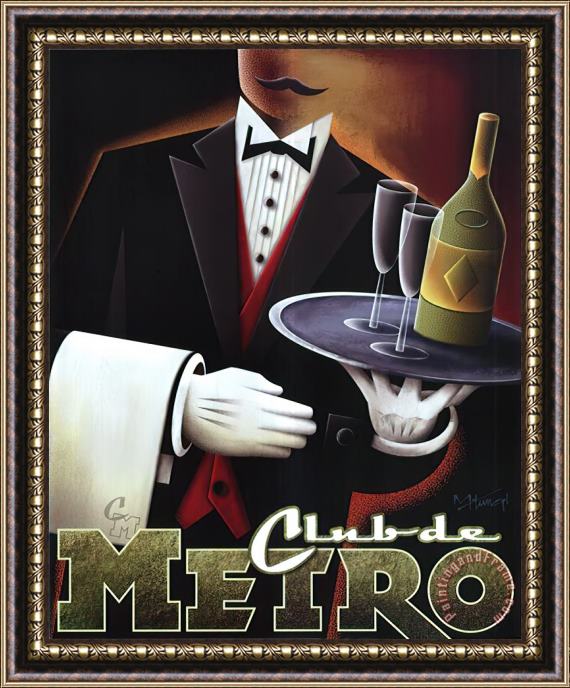 Collection Club De Metro Framed Print