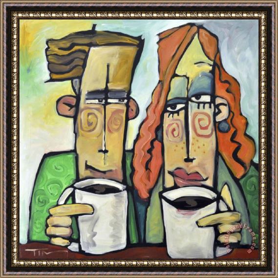Collection Coffee Date Framed Painting