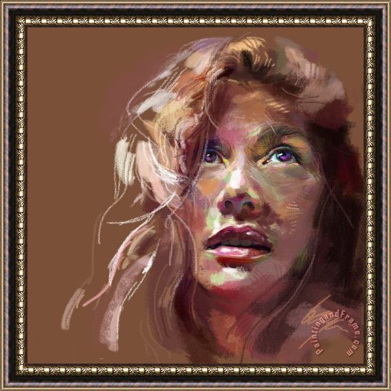 Collection Face Framed Painting