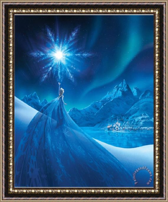 Collection Film Frozen I Framed Painting