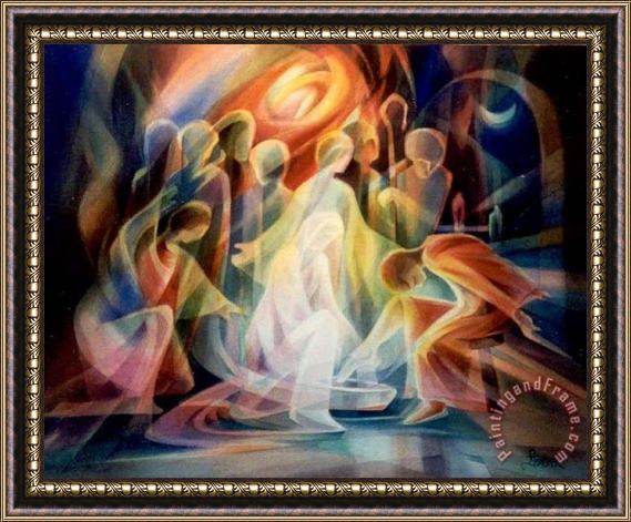 Collection Foot Washing Framed Painting