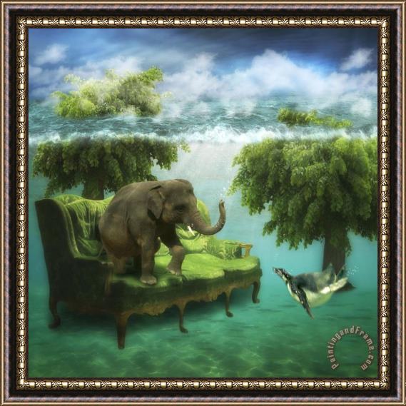Collection Green Room Framed Painting