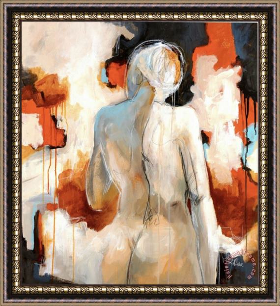 Collection Lady Shower Framed Painting