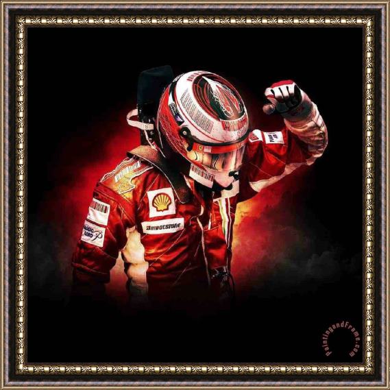 Collection Racing Man Framed Painting
