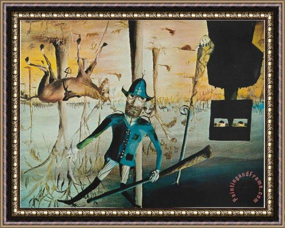Collection Sidney Nolan Death of Constable Scanlon Framed Painting