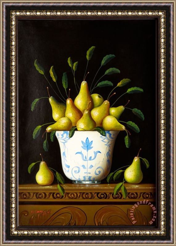 Collection Still Life Pear Framed Painting