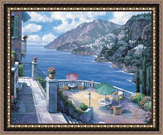 Collection The Amalfi Coast John Zaccheo Framed Painting