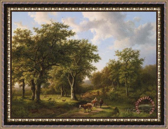 Collection Waldlandschaft Framed Painting