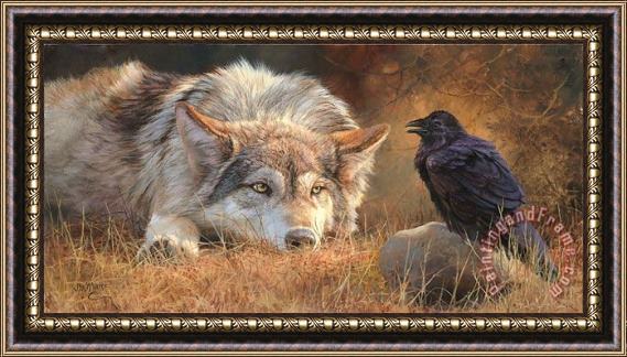 Collection Wolf Crow Framed Painting