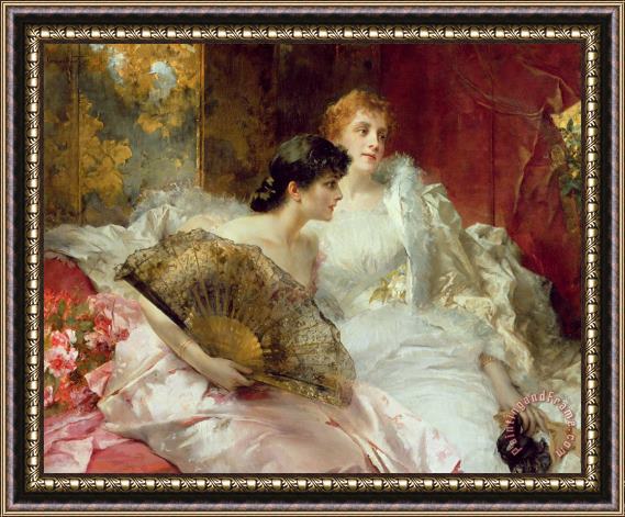 Conrad Kiesel After the Ball Framed Painting