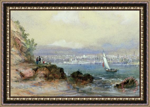 Conrad Martens View of Sydney Harbour Framed Painting