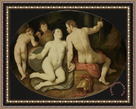 Cornelis Cornelisz. van Haarlem Venus And Mars Framed Print