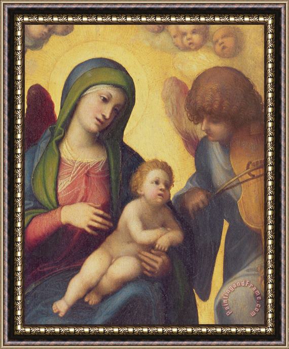 Correggio Madonna and Child with Angels Framed Print
