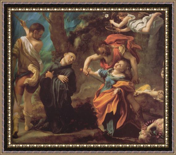 Correggio The Martyrdom of Four Saints Framed Print