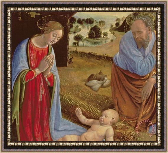 Cosimo Rosselli The Nativity Framed Painting