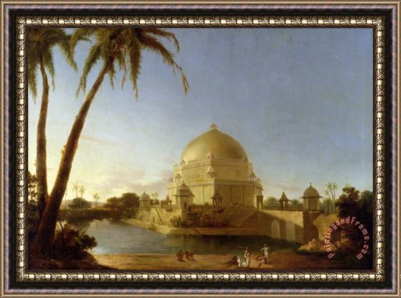 D Robert  Tomb of Sher Shah Framed Painting