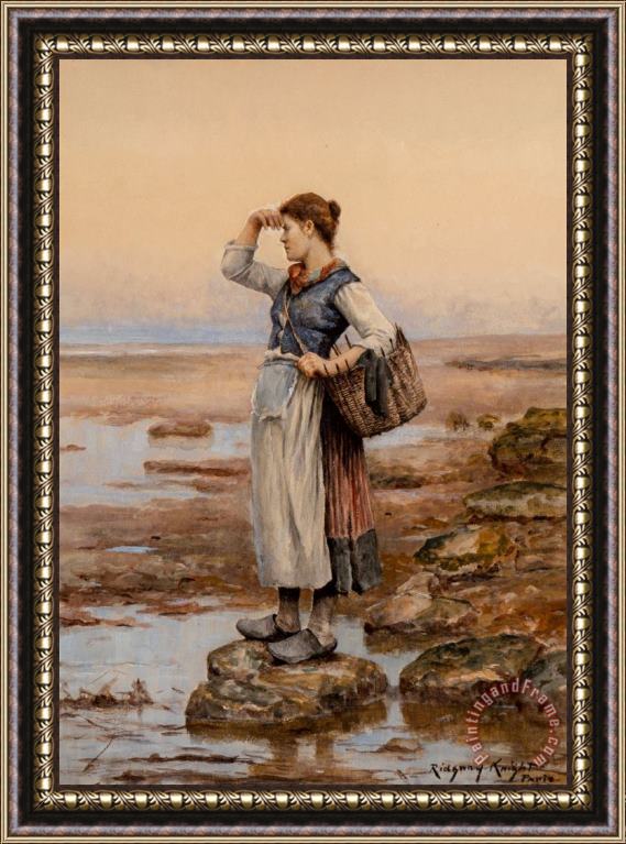 Daniel Ridgway Knight The Water Carriers Framed Painting