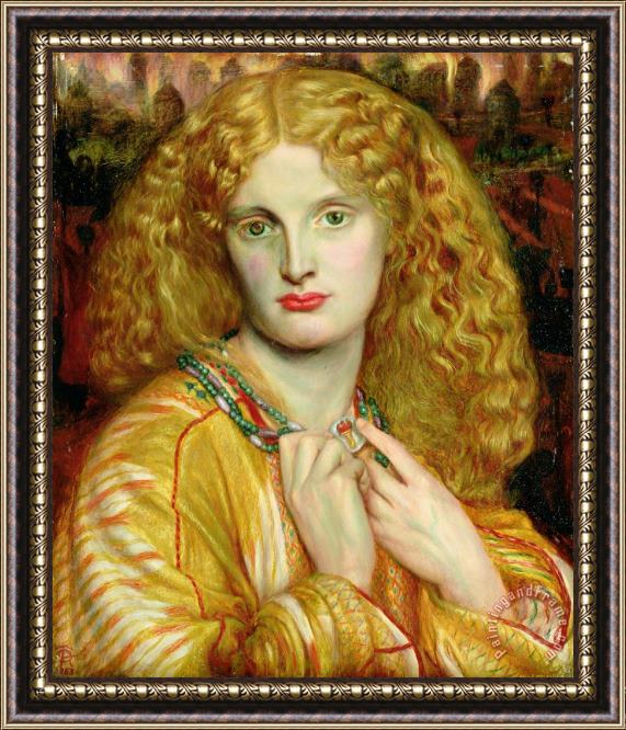 Dante Charles Gabriel Rossetti Helen of Troy Framed Painting