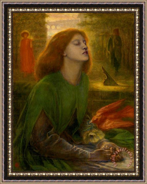 Dante Gabriel Rossetti Beata Beatrix Framed Painting