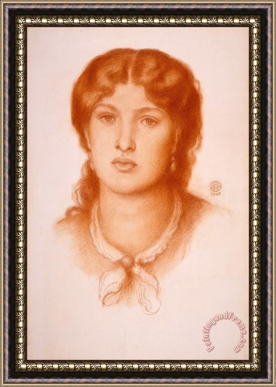 Dante Gabriel Rossetti Fanny Cornforth Framed Painting