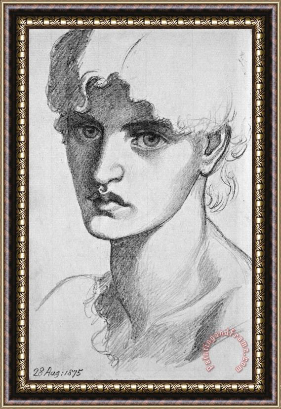 Dante Gabriel Rossetti Jane Morris Framed Print