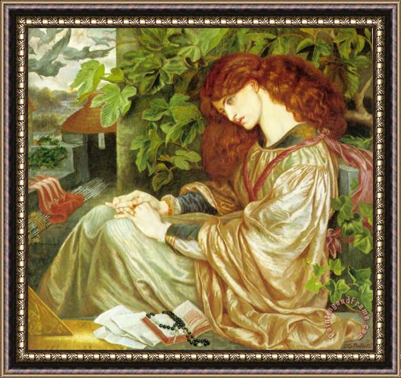 Dante Gabriel Rossetti La Pia De' Tolomei Framed Painting