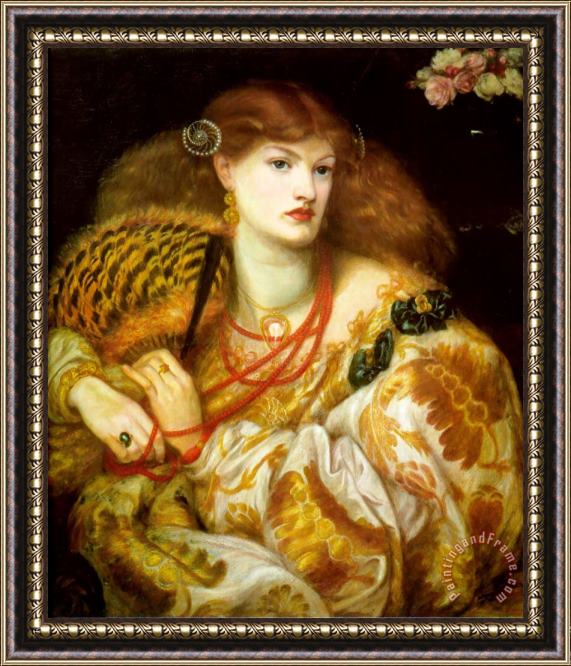 Dante Gabriel Rossetti Monna Vanna Framed Painting