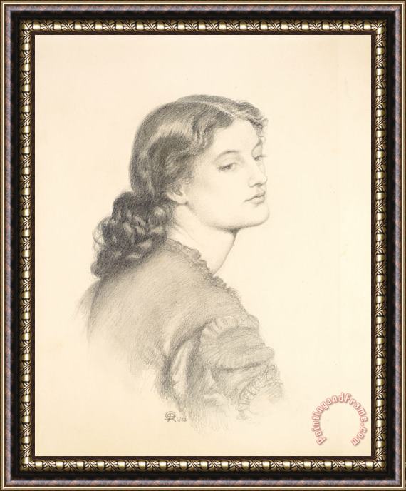 Dante Gabriel Rossetti Portrait of Ada Vernon Framed Print