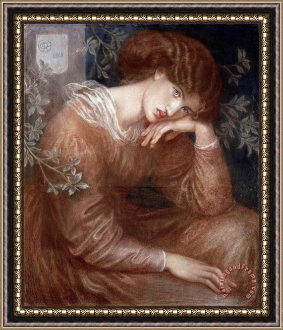 Dante Gabriel Rossetti Reverie Framed Painting