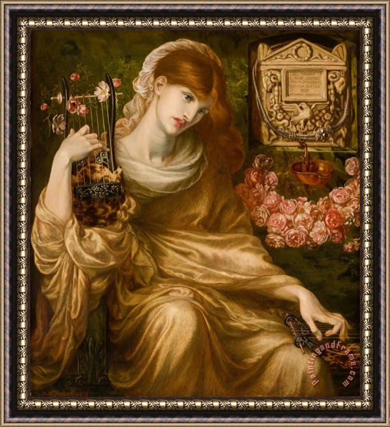 Dante Gabriel Rossetti Roman Widow Framed Print