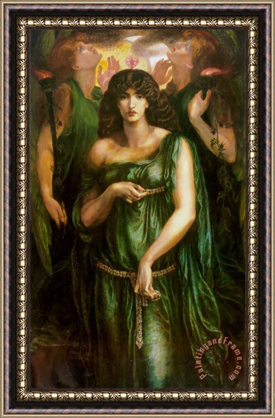 Dante Gabriel Rossetti Syrian Astarte Framed Painting