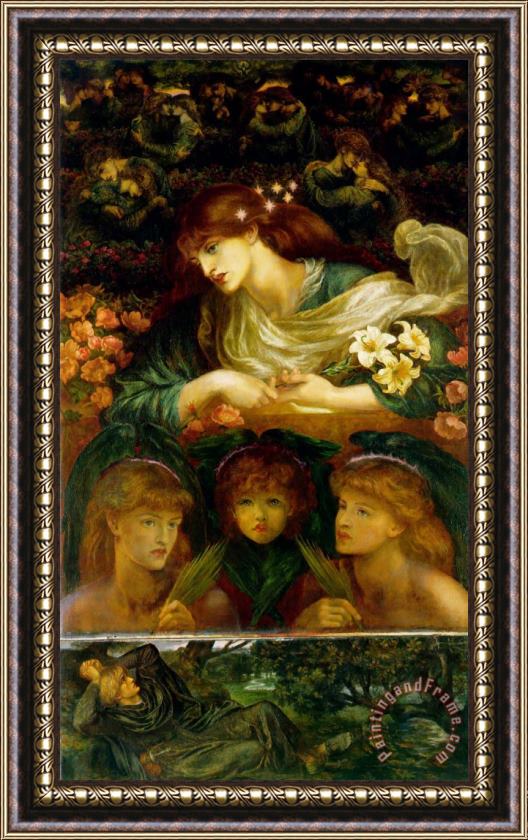 Dante Gabriel Rossetti The Blessed Damozel Framed Painting