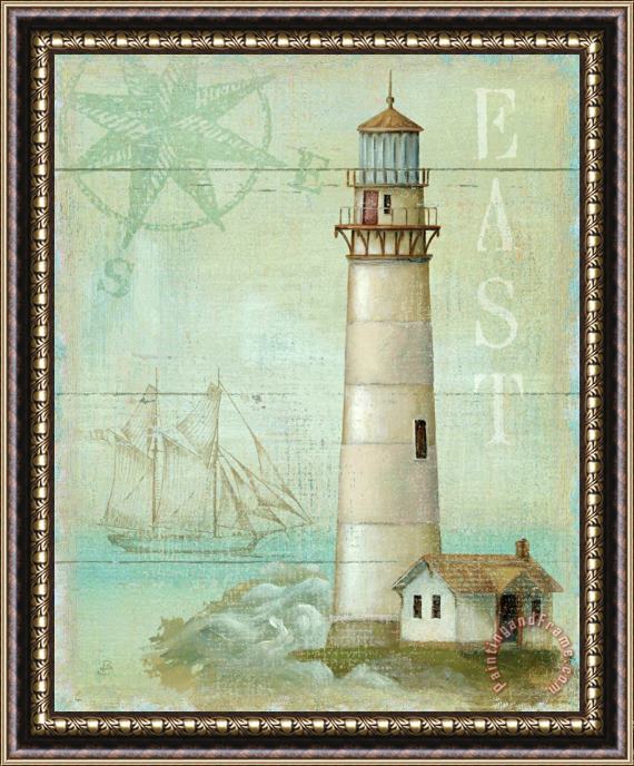 Daphne Brissonnet West Coastal Light II Framed Print