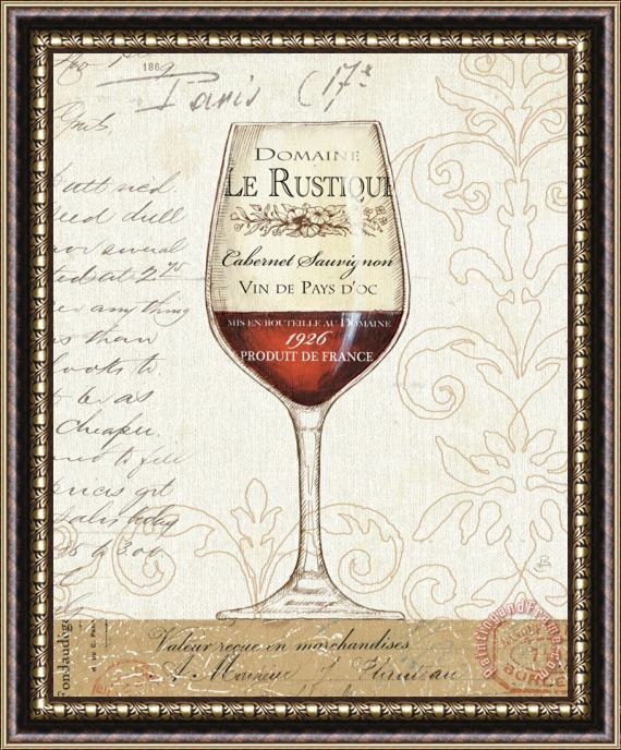 Daphne Brissonnet Wine by The Glass I Framed Print