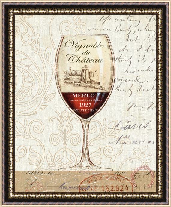 Daphne Brissonnet Wine by The Glass II Framed Print