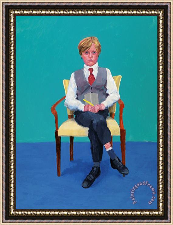 David Hockney Rufus Hale, 2015 Framed Painting