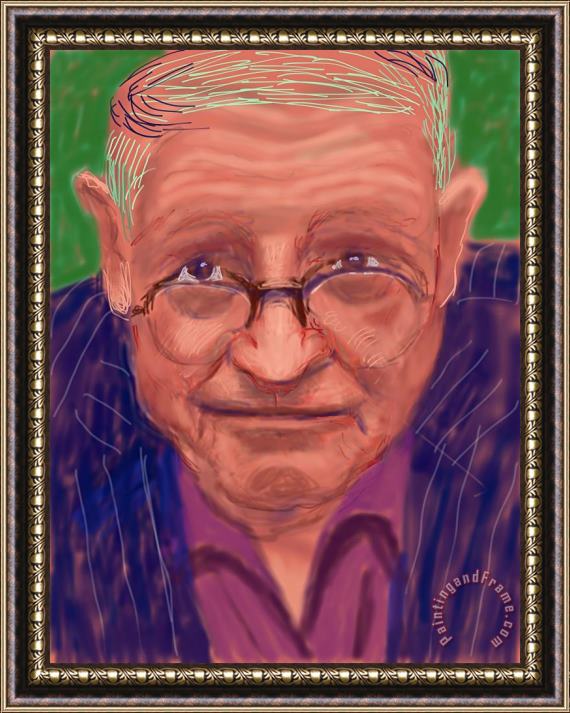David Hockney Self Portrait, 21 March 2012 (1223), 2012 Framed Painting