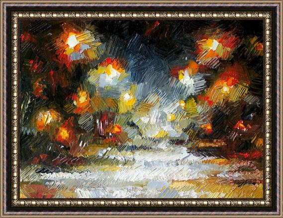 Debra Hurd Midnight storm Framed Painting