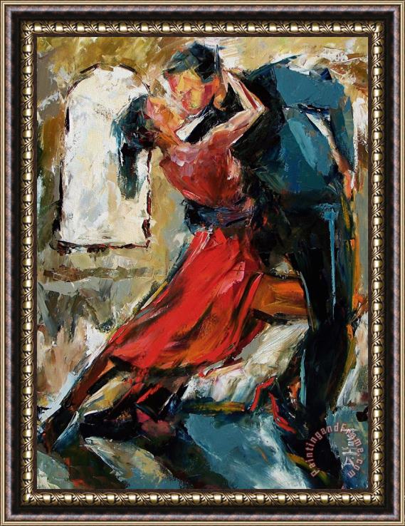 Debra Hurd Tango By The Window Framed Print