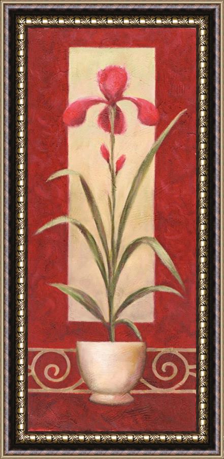Debra Lake Red And Red 1 Framed Painting