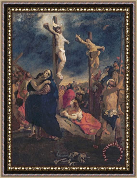 Delacroix Christ on the Cross Framed Print
