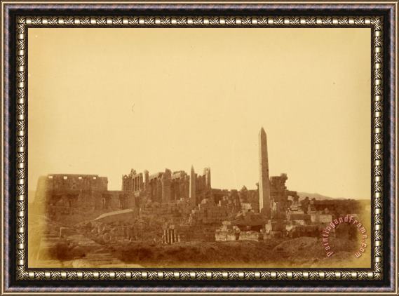 Despoineta (overview of The Palace of Karnak) Framed Print