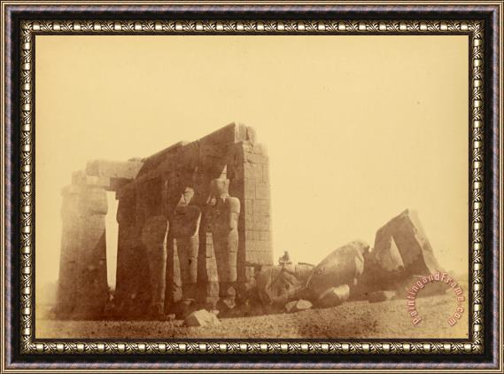 Despoineta Close View of The Colossus of The Ramasseum Framed Print