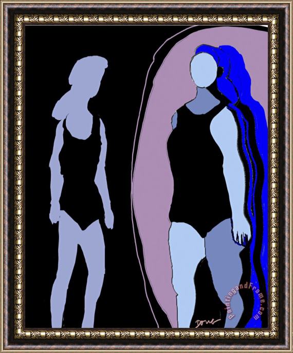 Diana Ong Anorexia Nervosa II Framed Painting