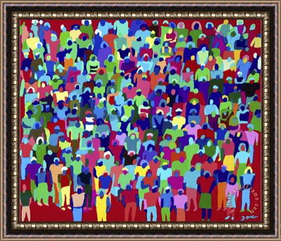 Diana Ong Another Crowd Framed Print